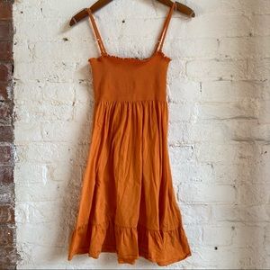 Loft Orange Mini Dress